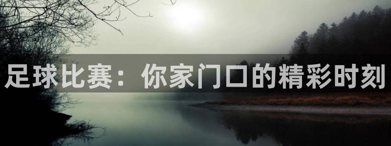 足球比赛：你家门口的精彩时刻